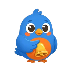 Peep holding a bell, bringing you a new approval to review.
